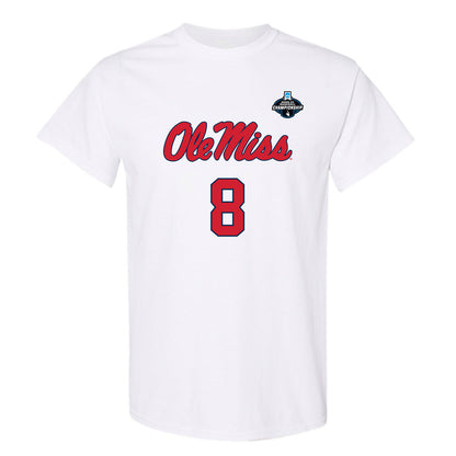 Ole Miss - NCAA Baseball : Tate Sirmans - NCAA® Replica Shersey T-Shirt-0