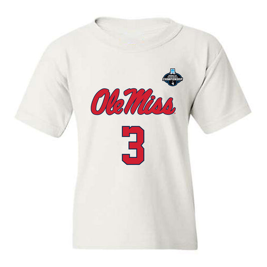 Ole Miss - NCAA Baseball : Cole Prosek - NCAA® Replica Shersey Youth T-Shirt-0