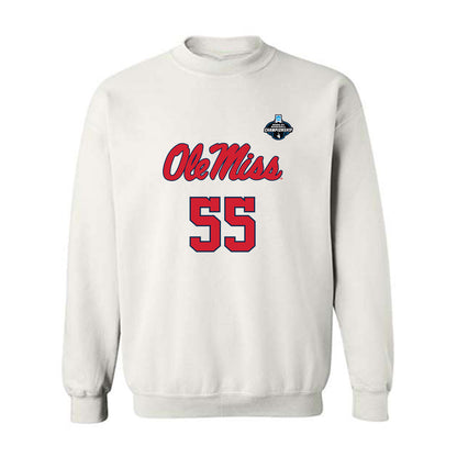 Ole Miss - NCAA Baseball : Leo Odom - NCAA® Replica Shersey Crewneck Sweatshirt-0