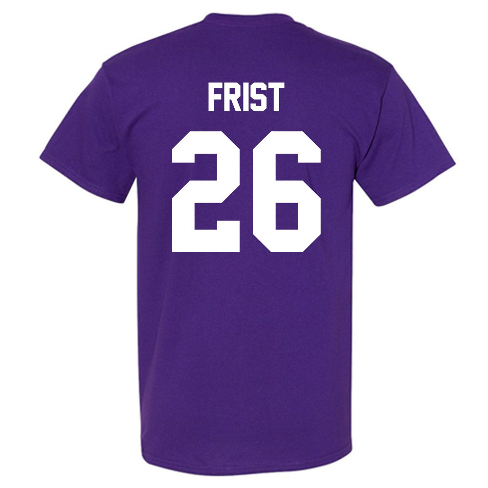 TCU - NCAA Beach Volleyball : Hallie Corinne Frist - Crowned Frog T-Shirt-1