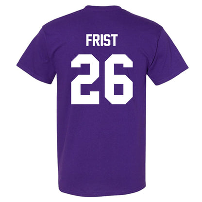 TCU - NCAA Beach Volleyball : Hallie Corinne Frist - Crowned Frog T-Shirt-1