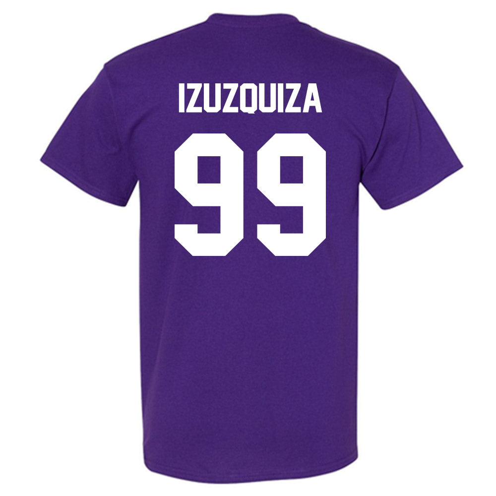 TCU - NCAA Beach Volleyball : Sofia Izuzquiza - Crowned Frog T-Shirt-1