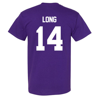 TCU - NCAA Beach Volleyball : Anna Long - Crowned Frog T-Shirt-1