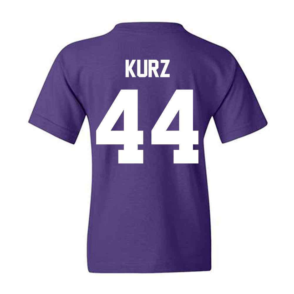 TCU - NCAA Beach Volleyball : Alexandra Kurz - Crowned Frog Youth T-Shirt-1