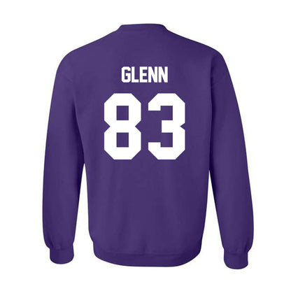 TCU - NCAA Beach Volleyball : Natalie Glenn - Crowned Frog Crewneck Sweatshirt-1