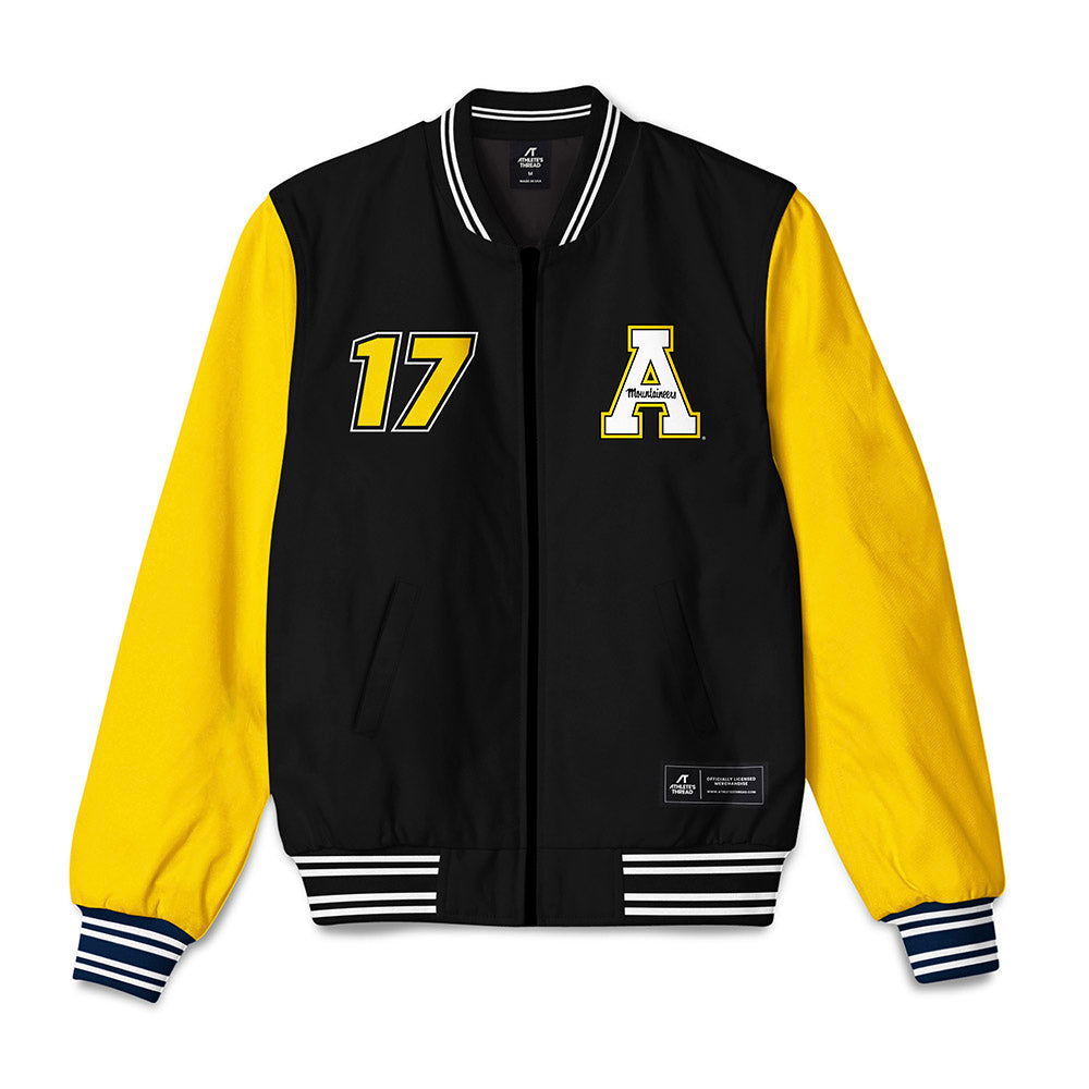 App State - NCAA Football : JJ Kohl - Bomber Jacket-0
