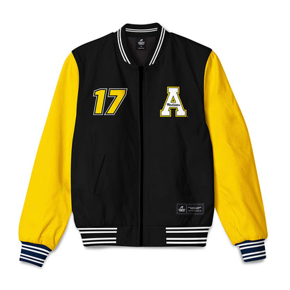 App State - NCAA Football : JJ Kohl - Bomber Jacket-0