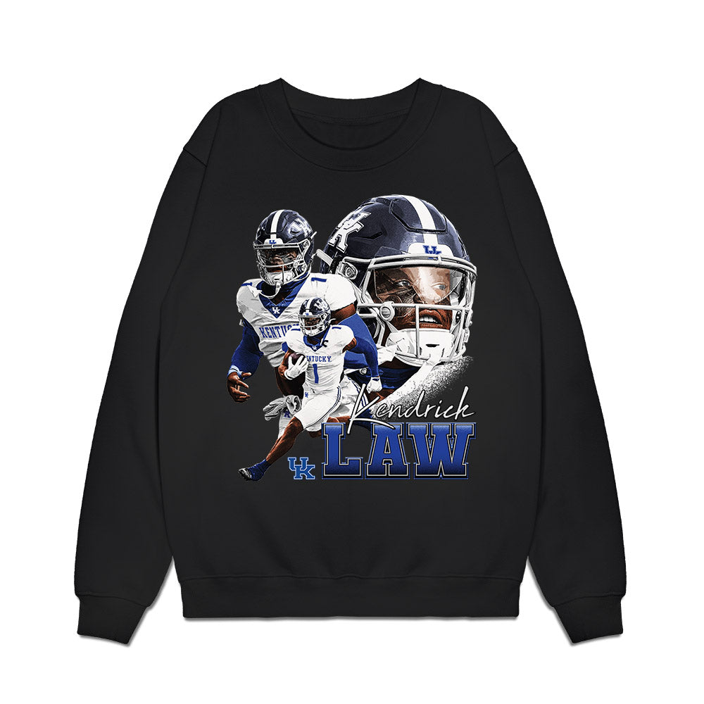 Kentucky - NCAA Football : Kendrick Law - Collage Premium Crewneck Sweatshirt-0