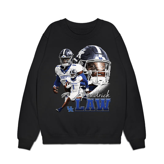 Kentucky - NCAA Football : Kendrick Law - Collage Premium Crewneck Sweatshirt-0