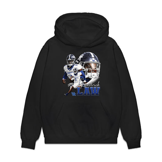 Kentucky - NCAA Football : Kendrick Law - Collage Premium Hooded Sweatshirt-0