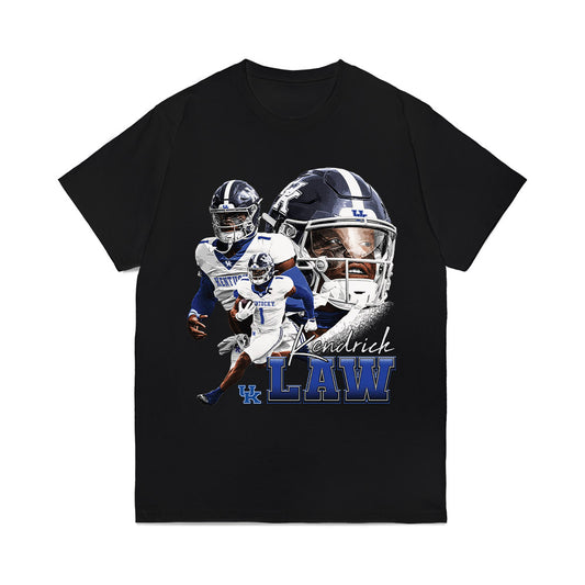 Kentucky - NCAA Football : Kendrick Law - Collage Comfort Colors T-Shirt-0