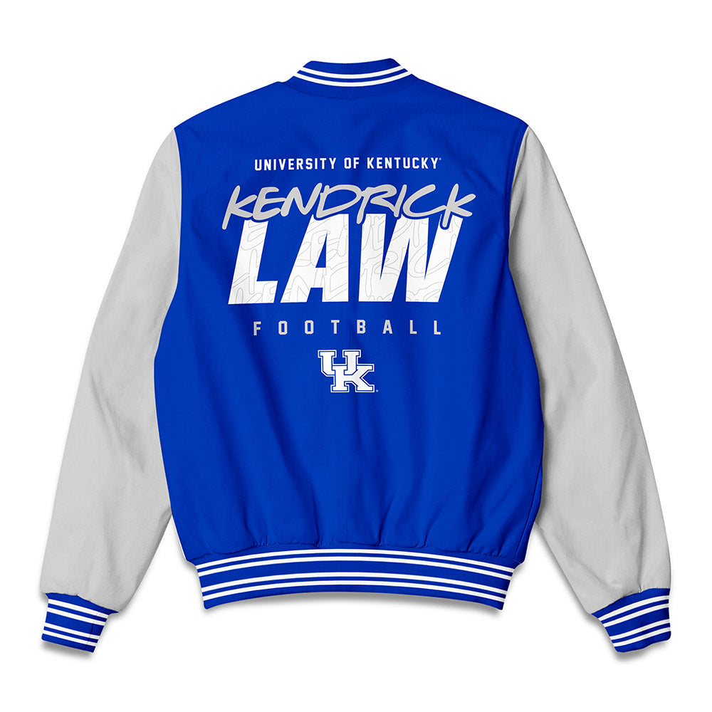 Kentucky - NCAA Football : Kendrick Law - Bomber Jacket-1