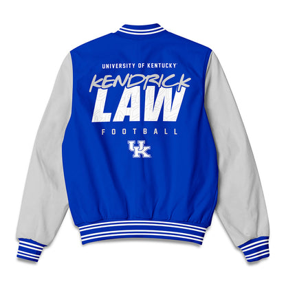 Kentucky - NCAA Football : Kendrick Law - Bomber Jacket-1