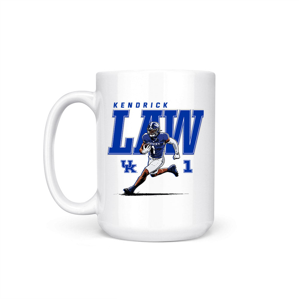 Kentucky - NCAA Football : Kendrick Law - Coffee Mug-1