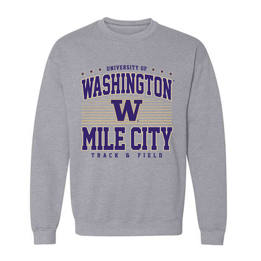 Washington - NCAA Men's Track & Field : Alexander Rhodes - Classic Shersey Crewneck Sweatshirt-0