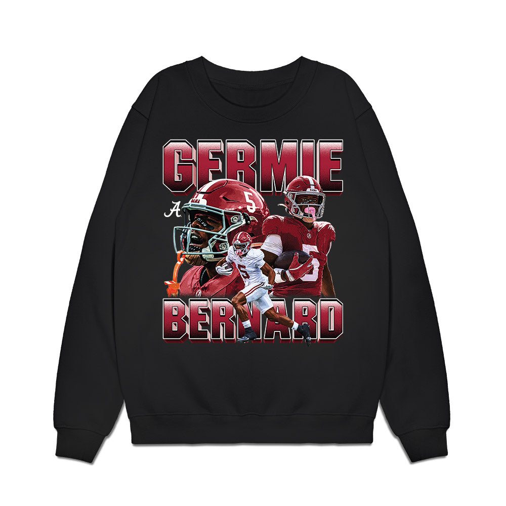 Alabama - NCAA Football : Germie Bernard - Premium Crewneck Sweatshirt-0