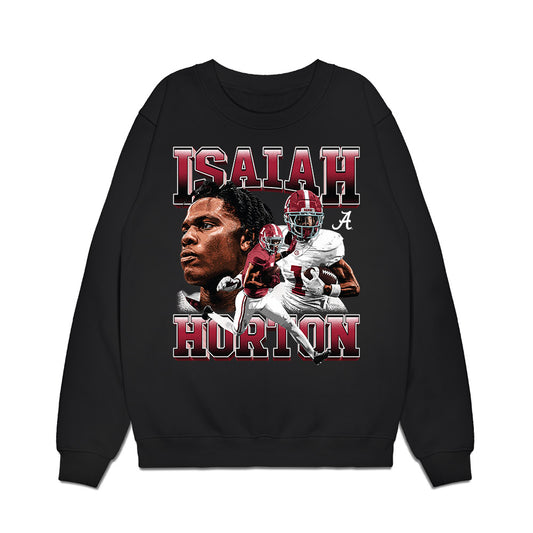 Alabama - NCAA Football : Isaiah Horton - Premium Crewneck Sweatshirt-0