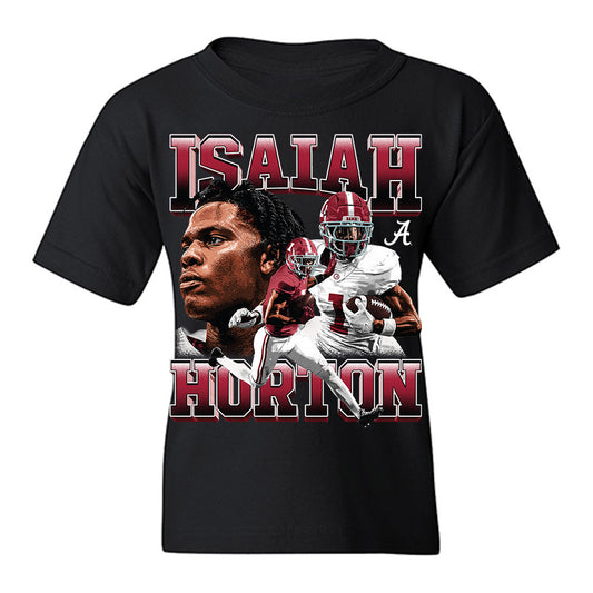 Alabama - NCAA Football : Isaiah Horton - Youth T-Shirt-0