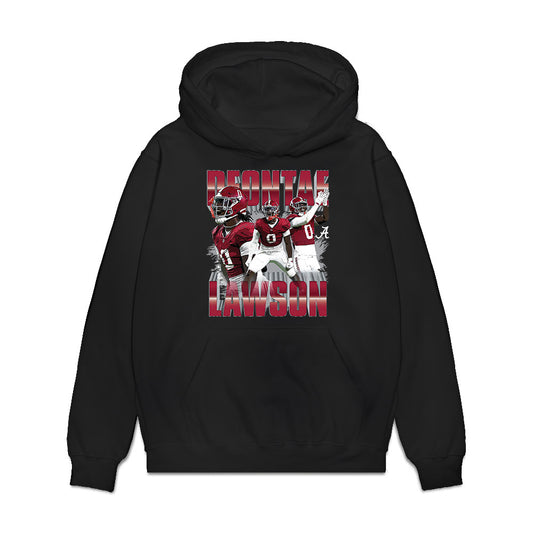 Alabama - NCAA Football : Deontae Lawson - Premium Hooded Sweatshirt-0