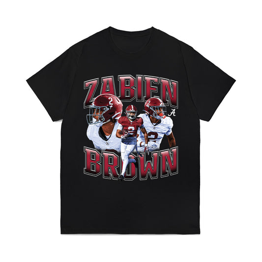 Alabama - NCAA Football : Zabien Brown - Collage Comfort Colors T-Shirt-0