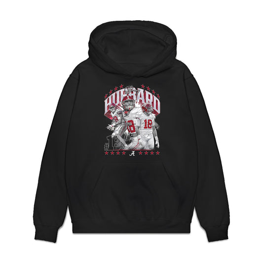 Alabama - NCAA Football : Bray Hubbard - Collage Premium Hooded Sweatshirt-0