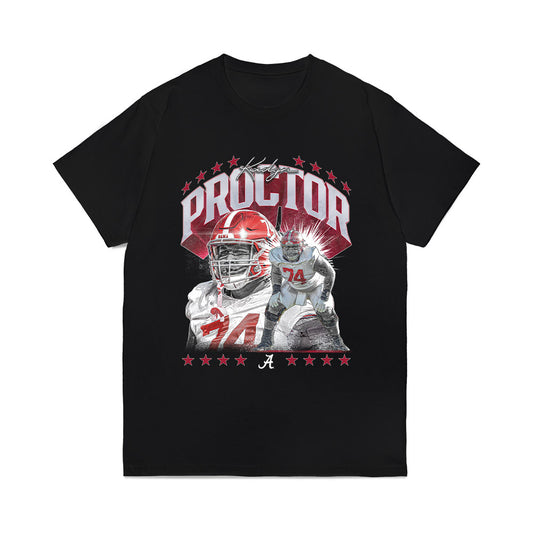 Alabama - NCAA Football : Kadyn Proctor - Collage Comfort Colors T-Shirt-0