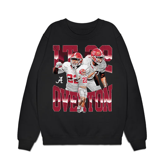 Alabama - NCAA Football : LT Overton - Collage Premium Crewneck Sweatshirt-0