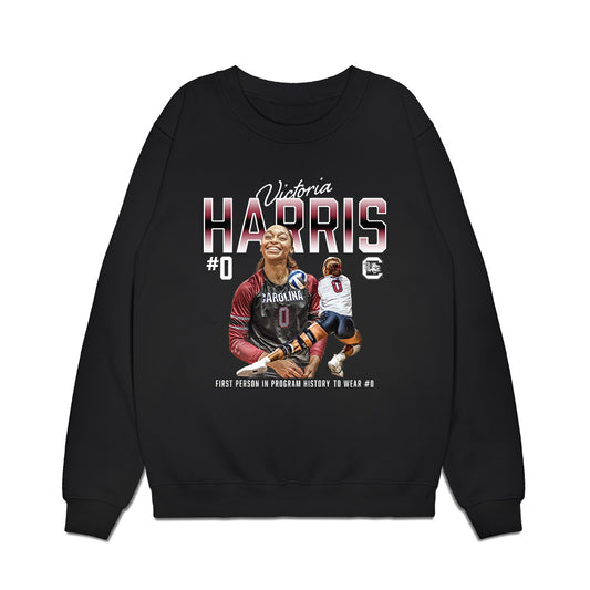 South Carolina - NCAA Women's Volleyball : Victoria Harris - Collage Premium Crewneck Sweatshirt-0