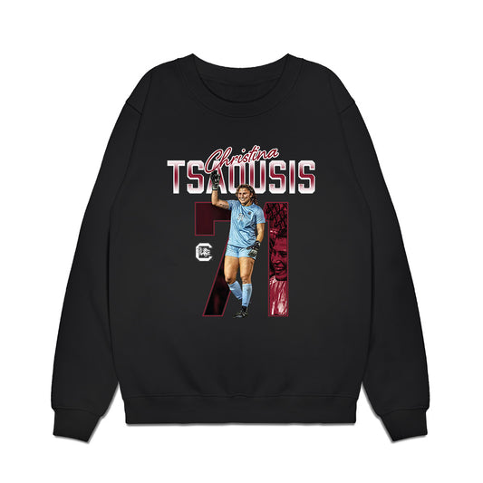 South Carolina - NCAA Women's Soccer : Christina Tsaousis - Premium Crewneck Sweatshirt-0