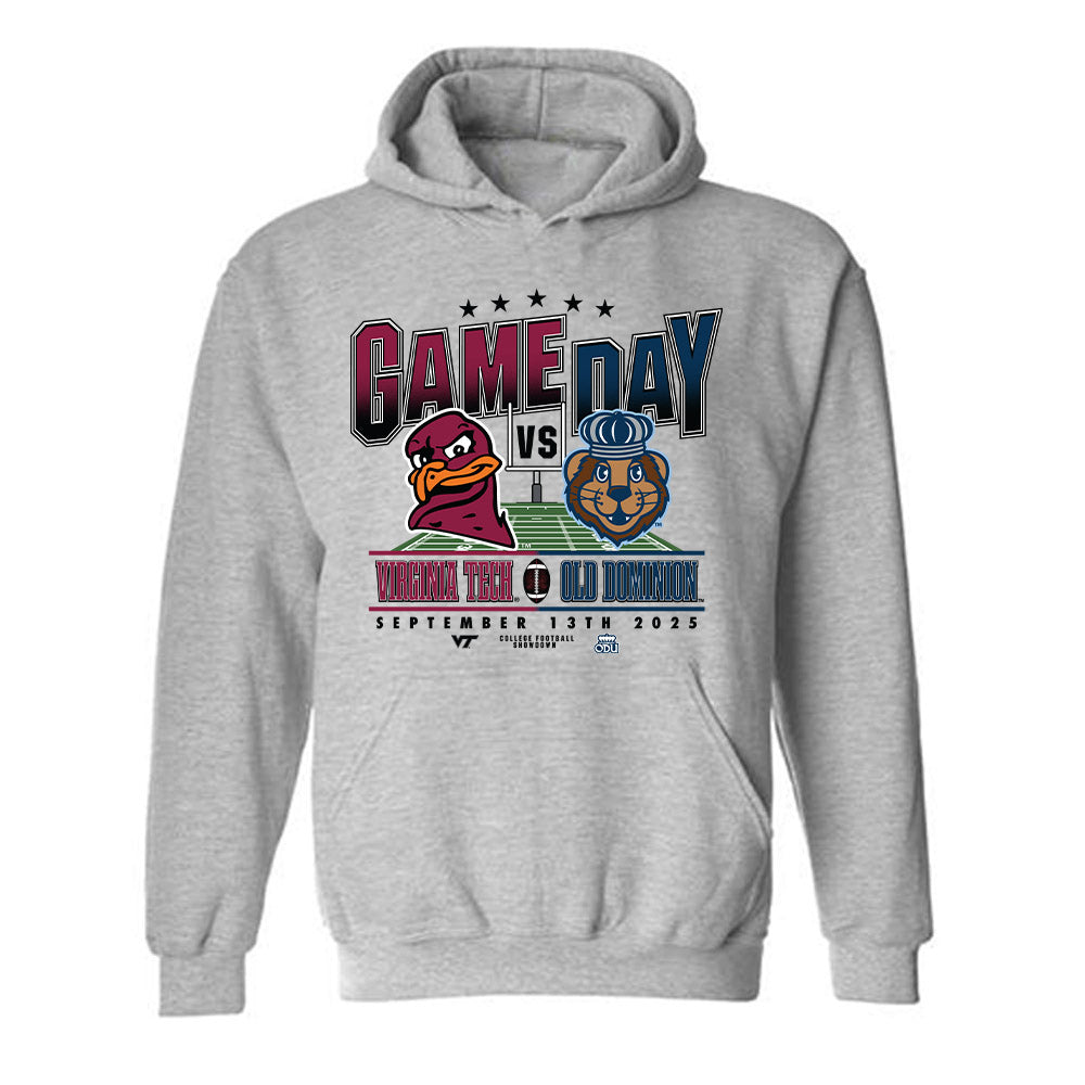 Virginia Tech - NCAA Football : - Hooded Sweatshirt-0