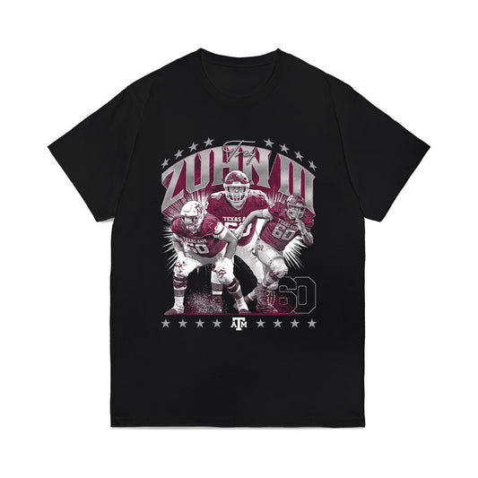 Texas A&M - NCAA Football : Trey Zuhn III - Comfort Colors T-Shirt-0
