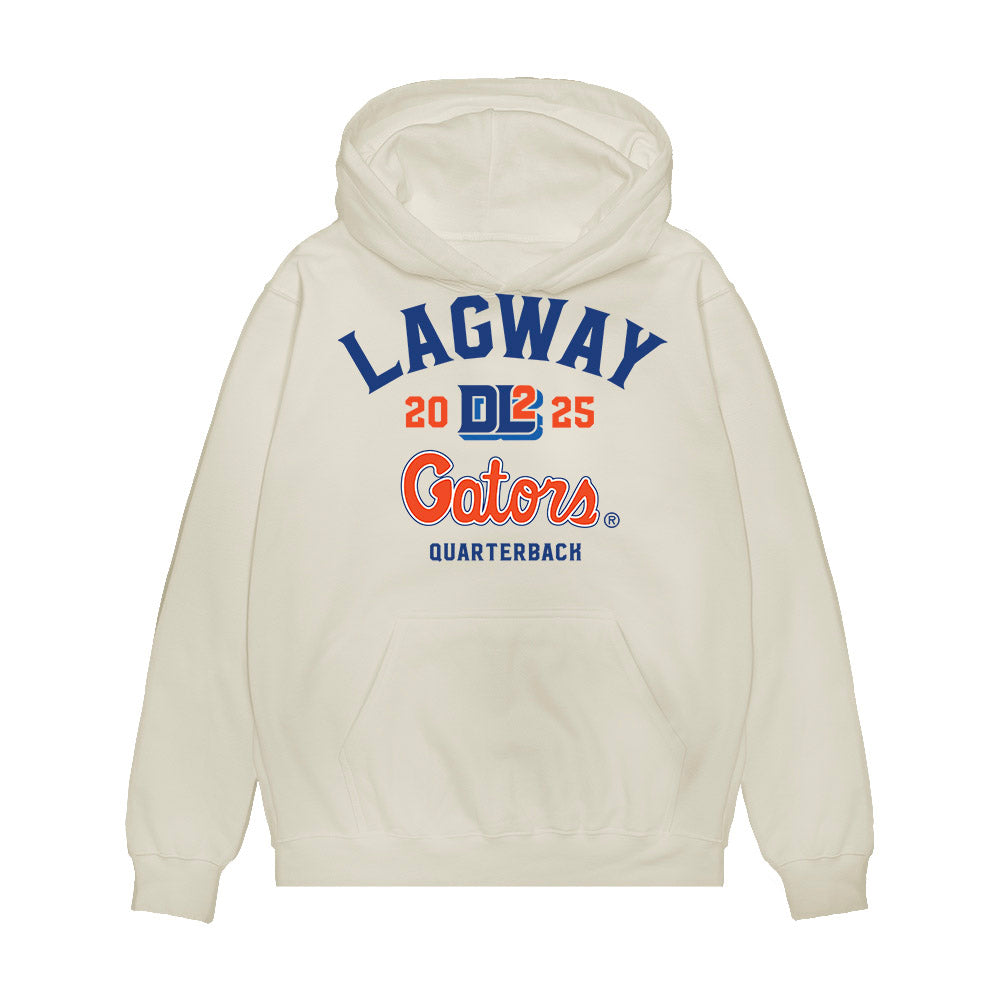 Florida - NCAA Football : DJ Lagway - Classic Shersey Premium Hooded Sweatshirt-0