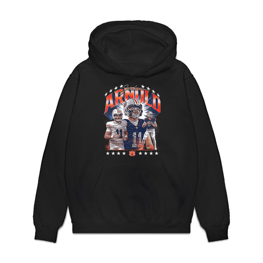 Auburn - NCAA Football : Malcolm Simmons - Collage Premium Hooded Sweatshirt-0