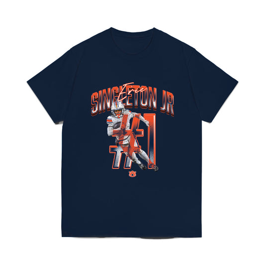 Auburn - NCAA Football : Eric Singleton - Collage Comfort Colors T-Shirt-0