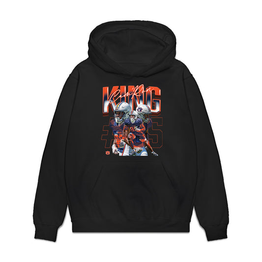 Auburn - NCAA Football : Cam'Ron King - Collage Premium Hooded Sweatshirt-0