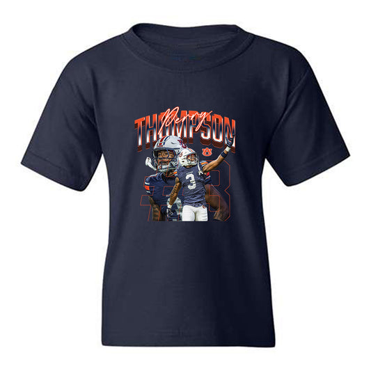 Auburn - NCAA Football : Perry Thompson - Collage Youth T-Shirt-0