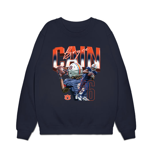 Auburn - NCAA Football : Bryce Cain - Premium Crewneck Sweatshirt-0