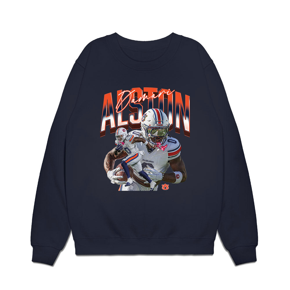 Auburn - NCAA Football : Damari Alston - Collage Premium Crewneck Sweatshirt-0