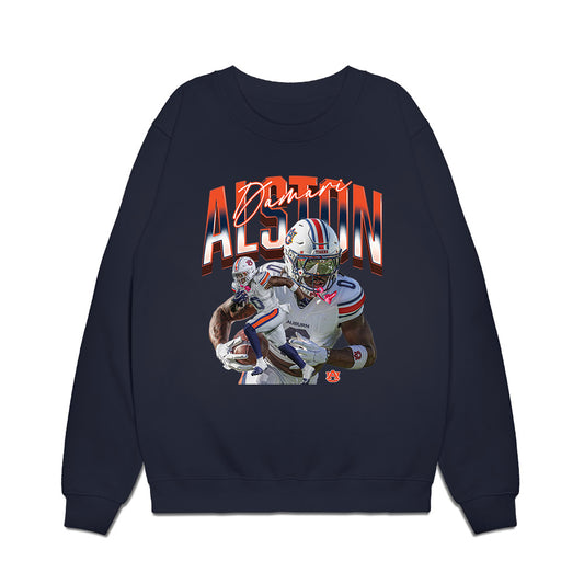 Auburn - NCAA Football : Damari Alston - Collage Premium Crewneck Sweatshirt-0
