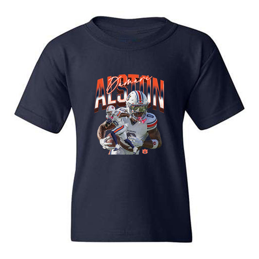Auburn - NCAA Football : Damari Alston - Collage Youth T-Shirt-0
