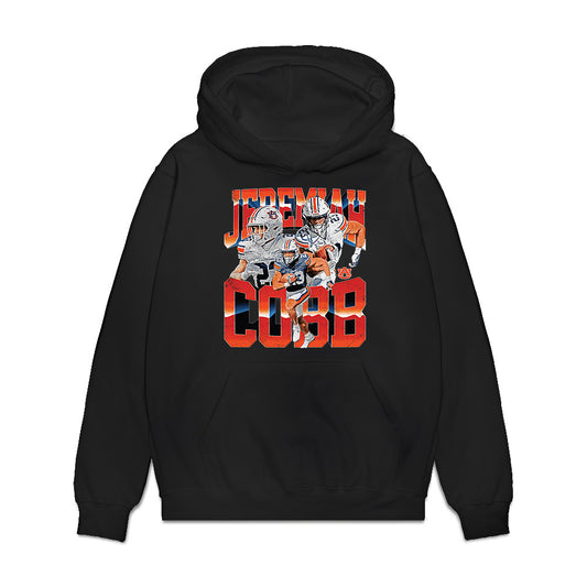 Auburn - NCAA Football : Jeremiah Cobb - Collage Premium Hooded Sweatshirt-0