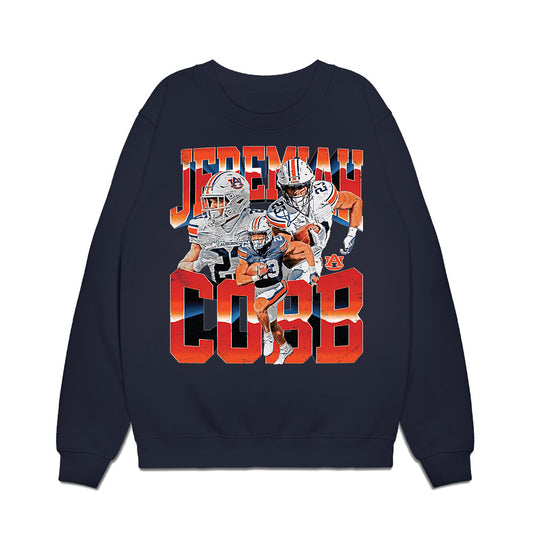 Auburn - NCAA Football : Jeremiah Cobb - Collage Premium Crewneck Sweatshirt-0
