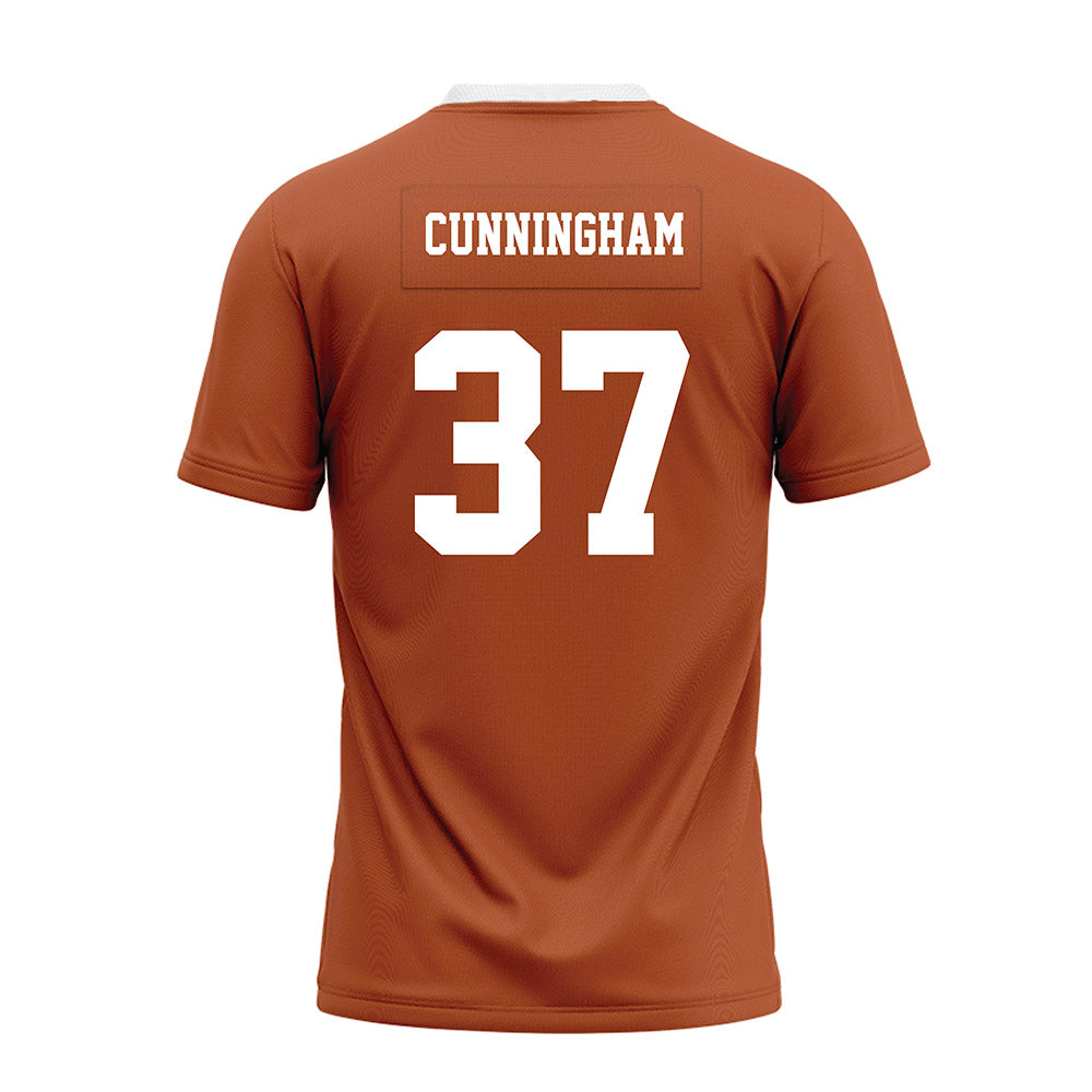 Texas - NCAA Football : Jonathan Cunningham - Orange Premium Football Jersey-1