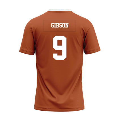 Texas - NCAA Football : Jerrick Gibson - Orange Premium Football Jersey-1