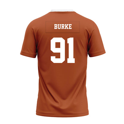 Texas - NCAA Football : Ethan Burke - Orange Premium Football Jersey-1