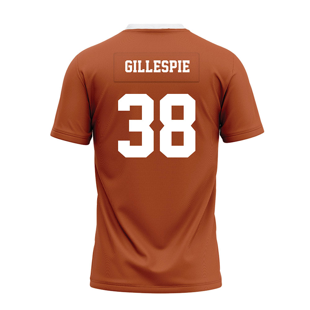 Texas - NCAA Football : Graham Gillespie - Orange Premium Football Jersey-1