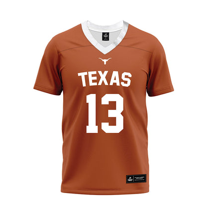 Texas - NCAA Football : Parker Livingstone - Orange Premium Football Jersey-0