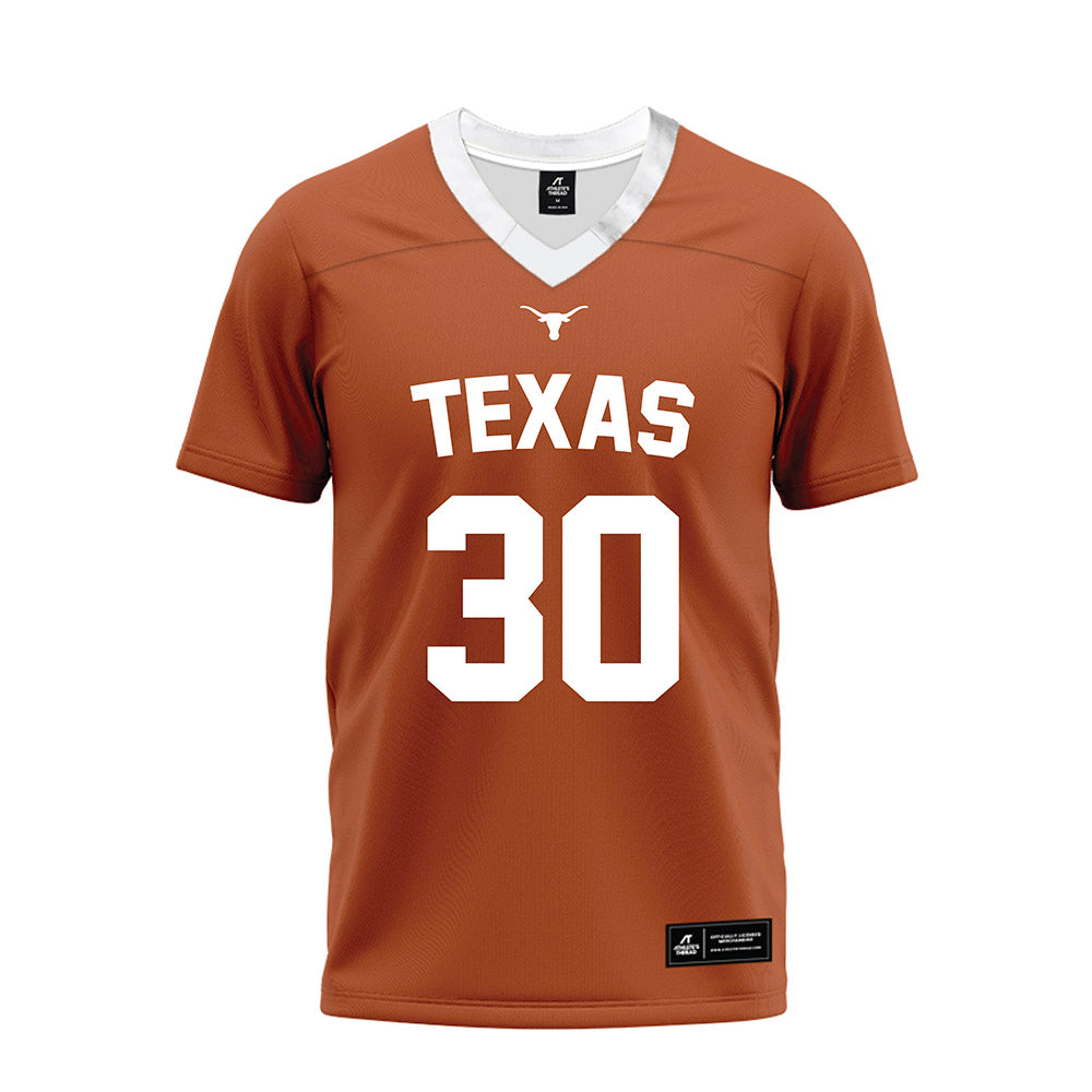 Texas - NCAA Football : Carson Marshall - Orange Premium Football Jersey-0