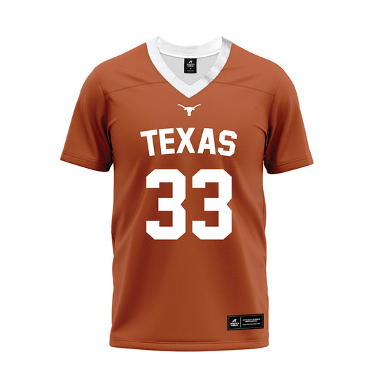 Texas - NCAA Football : Myron Charles - Orange Premium Football Jersey-0