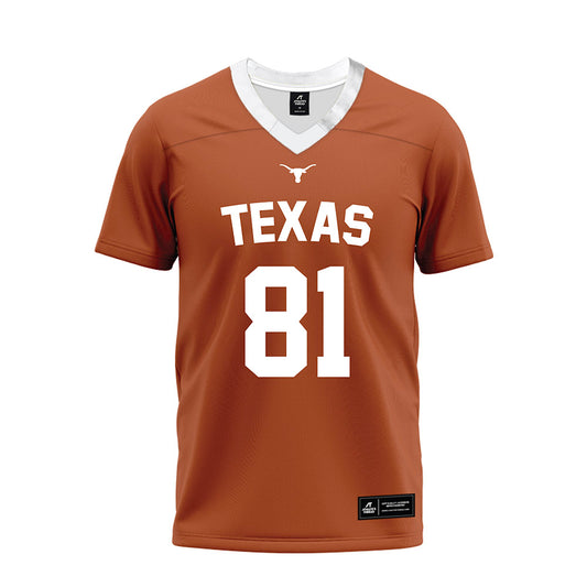 Texas - NCAA Football : Juan Davis - Orange Premium Football Jersey-0